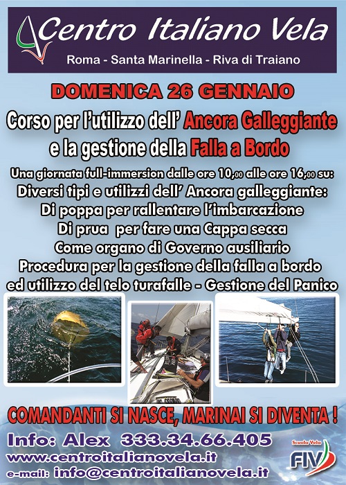 Corso Ancora galleggiante e gestione falla a bordo-Gen 2025